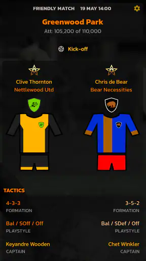 Sidelines Football Manager screenshot