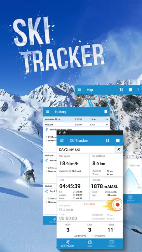 Ski Tracker - skiën volgen screenshot