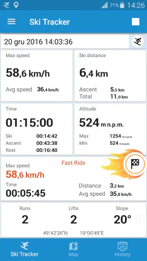 Ski Tracker - skiën volgen screenshot