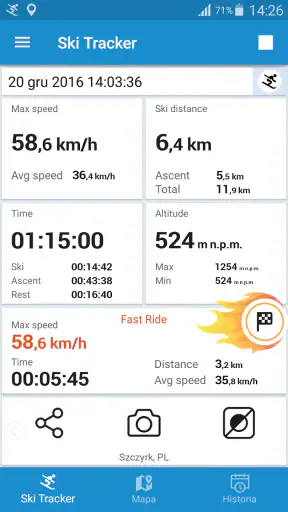 Ski Tracker - skiën volgen screenshot