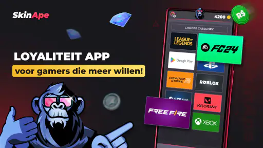 Skinape for Games Cadeaubonnen screenshot