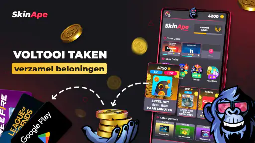 Skinape for Games Cadeaubonnen screenshot
