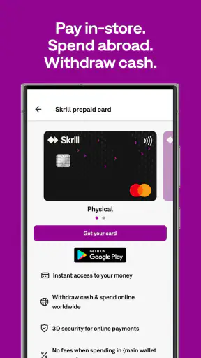 Skrill - Pay & Send Money screenshot
