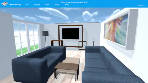 Smart Home Design | Lay-out screenshot