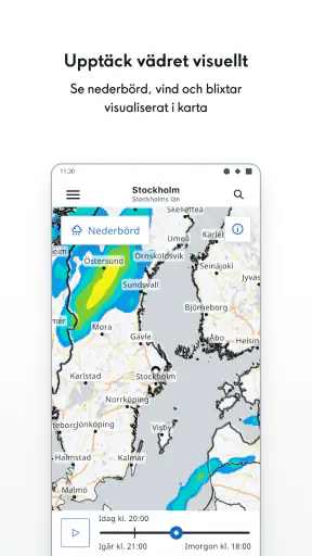 SMHI Väder screenshot