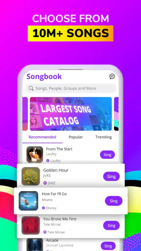 Smule: Sing, Record & Karaoke screenshot
