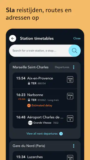 SNCF Connect: Treinen & routes screenshot