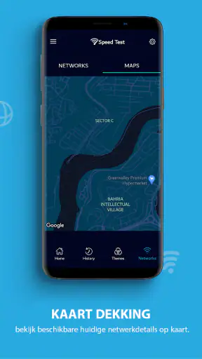 Snelheid test Meter speedtest screenshot