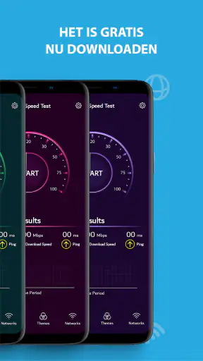 Snelheid test Meter speedtest screenshot