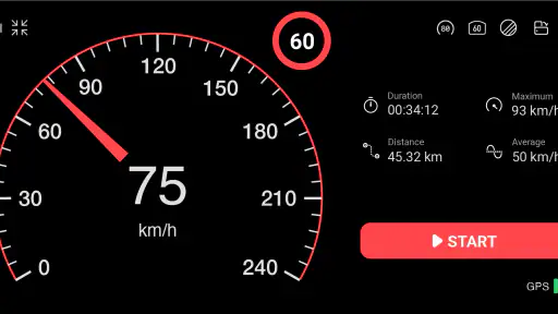 Snelheidsmeter : Speedometer screenshot