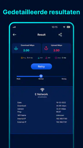 Snelheidstest: Wifi-Analysator screenshot