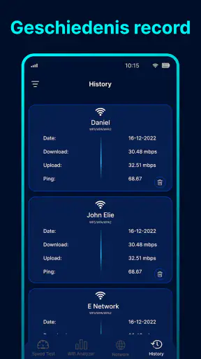 Snelheidstest: Wifi-Analysator screenshot
