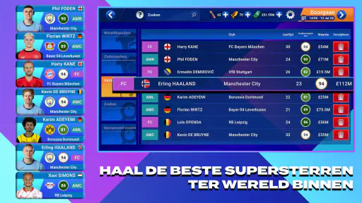 Soccer Manager 2025 - Voetbal screenshot
