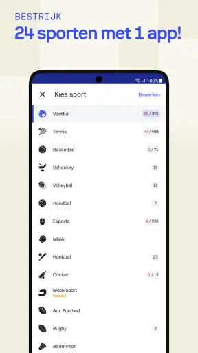 Sofascore: Live uitslagen screenshot