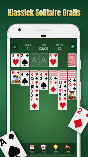Solitaire, klassieke kaartspel screenshot