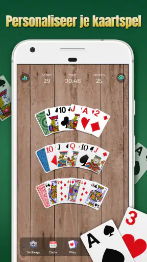 Solitaire, klassieke kaartspel screenshot