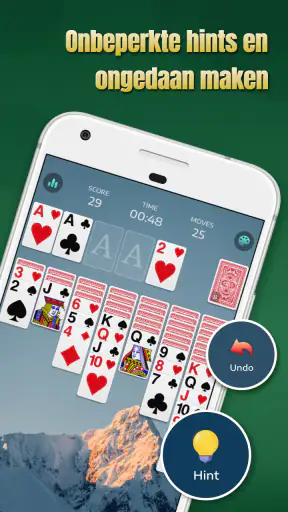 Solitaire, klassieke kaartspel screenshot