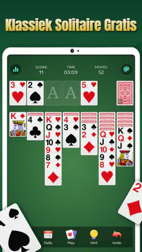 Solitaire, klassieke kaartspel screenshot