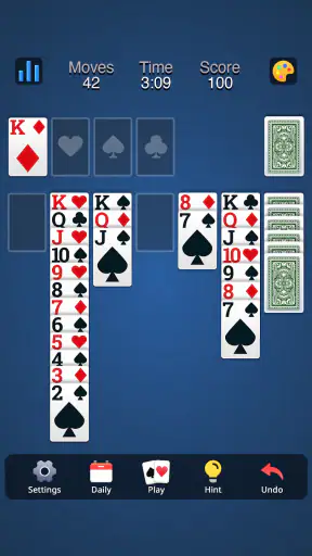 Solitaire Klondike Klassiek screenshot