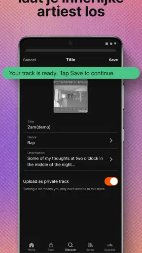SoundCloud - Muziek en Liedjes screenshot