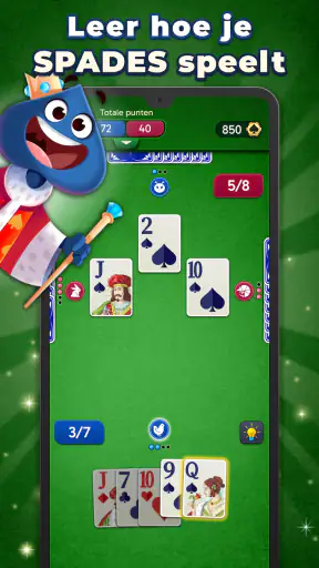 Spades Stars – Spades-Spel screenshot