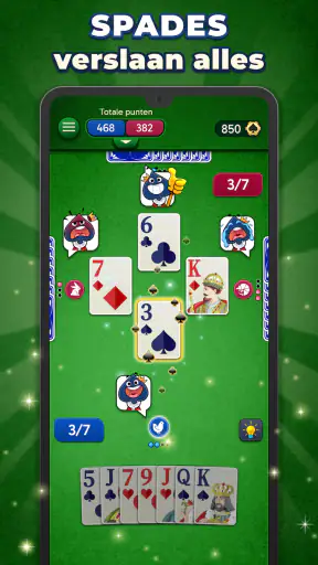 Spades Stars – Spades-Spel screenshot