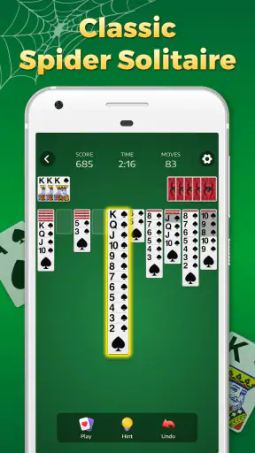 Spider Solitaire-spellen screenshot