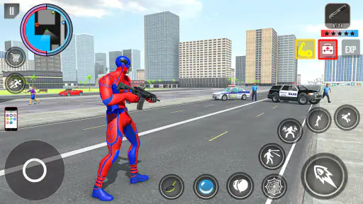 Spinnentouwspel - Misdaadheld screenshot