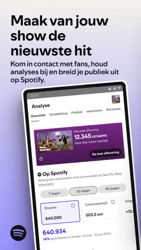 Spotify for Creators screenshot