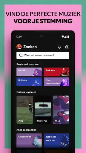 Spotify: Muziek en podcasts screenshot