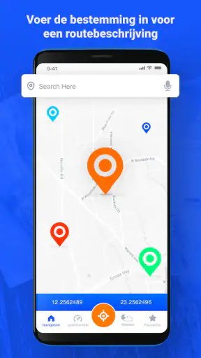 Spraakgps, routebeschrijvingen screenshot