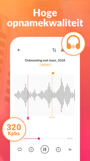 Spraakrecorder en spraakmemo's screenshot