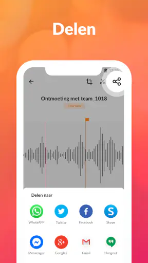 Spraakrecorder en spraakmemo's screenshot