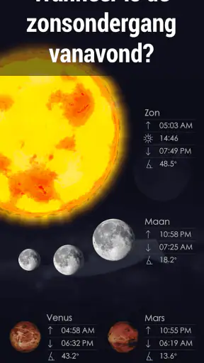 Star Walk 2 Plus : Hemel kaart screenshot