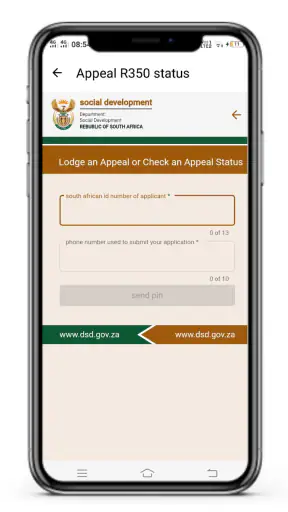 Status check App screenshot