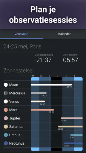 Stellarium Mobile：Sterrenkaart screenshot