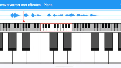 Stemvervormer met effecten screenshot