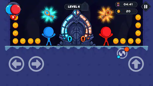 Stick Red Blue: Horror Escape screenshot