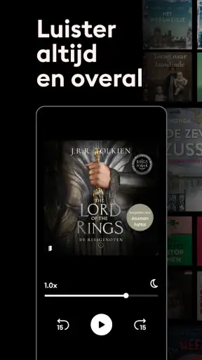 Storytel - Luisterboeken app screenshot