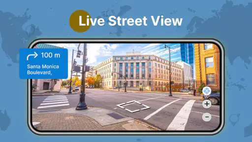 Street View Live 3D GPS-kaart screenshot