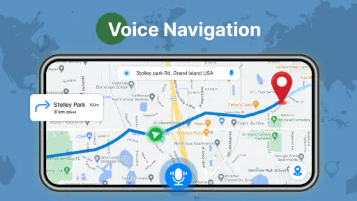 Street View Live 3D GPS-kaart screenshot