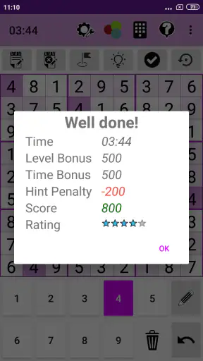 Sudoku Ultimate Offline puzzle screenshot