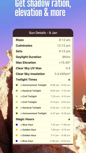Sun Seeker: Sunlight Tracker screenshot