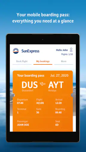 SunExpress screenshot