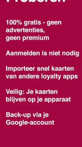 SuperCards: Klantenkaarten screenshot