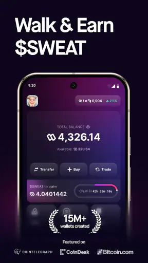 Sweat Wallet - Pay with Steps screenshot
