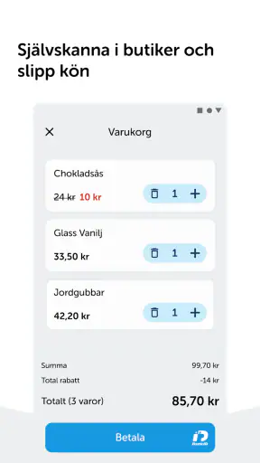 Swish betalningar screenshot