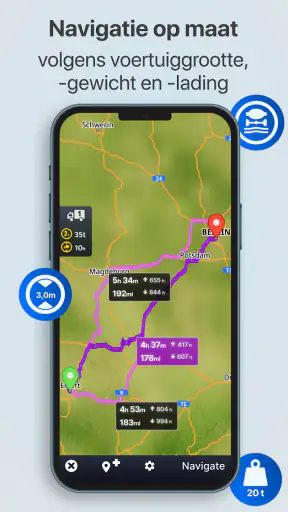 Sygic GPS Truck & Caravan screenshot