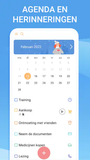 Takenlijst en takenplanner screenshot
