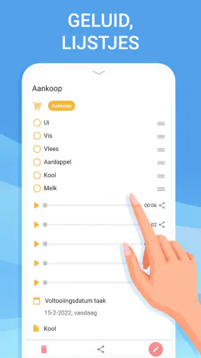 Takenlijst en takenplanner screenshot
